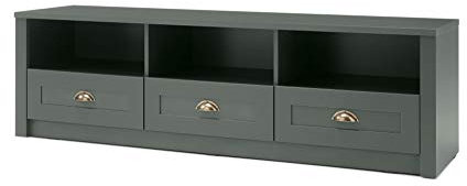 Newfurn TV Lowboard TV-Schrank Fernsehtisch Rack Board II xx cm (BxHxT) II [Quelan.Two] in/Dunkelgrün Wohnzimmer Schlafzimmer