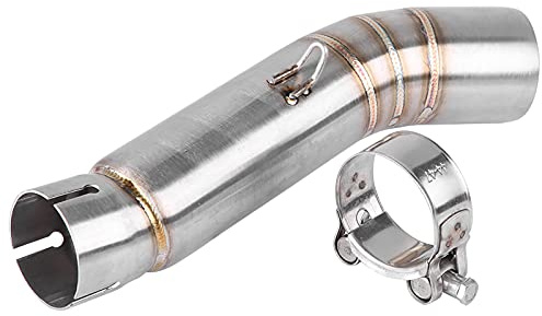 Qiilu Motos systèmes d'échappement Collecteurs d'échappement, Lien intermédiaire de tuyau d'échappement de moto pour CBR500R CB500X CBR400R CB400X