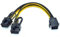 ISTARCOMPUTER Cable Alimentation 6 broches PCI Express vers 2 x PCIe 8 (6 + 2) carte graphique PCI-e GPU