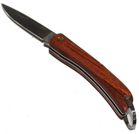JKR Coltello a serramanico con lama 8,5 cm 127 - STOCKTOTAL