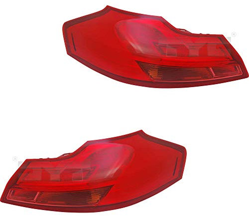 Heckleuchten Rückleuchten Rücklicht Set rechts & links Satz für Modell Insignia A (G09) Baujahr: 07/2008-05/2013 Kunststoff ohne Lampenträger