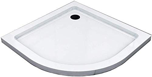 Glaszentrum Hagen - Duschtasse/Duschwanne/Dusche - Extra Flach 50 mm - Extra Verstärkt (mit Siphon, 100x100cm R55)