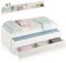 Habitdesign Cama Nido Juvenil, 2 Camas + Cajon + Estante, Cama Infantil, Acabado en Blanco Artik y Blanco Velho, Medidas: 199 cm (Largo) x 96 cm (Ancho) x 65 cm (Alto)