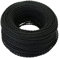 GreenSun Cable Trenzado Vintage - 2 Hilos Cable Electrico 5 Metros Cable Cuerda 2x0,75mm² para Lámparas de Araña, Apliques y Pantallas de Lámparas, Negro