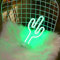 LED Kaktus Neonlicht Schild, ZVO Neon Light Wandleuchte Zeichen Innen, Batterie/USB Wandkunst Leuchtreklame Decoration Schreibtisch Nachtlicht für Weihnachten Kinder Schlafzimmer Wohnzimmer Bar