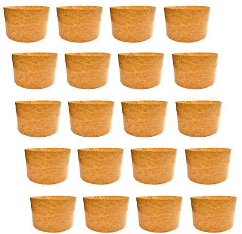 Hohe Panettone-Form (1 kg – 20 Stk.) | Professionell, aus natürlichem, reinem Zellulosepapier mit hoher Dichte, kalandriert, Backformen, hitzebeständig bis zu 200°C