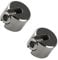 YYMEIDS 2 Pcs Steel Wire Rope Fixing Clips Strong Wire Rope Clips Non Slip Wire Rope Cable Clamps for Tension the Rope