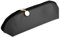 cobee Großer Reise Make up Pinselhalter, tragbarer PU Make up Pinsel Organizer mit Reißverschluss Anti Herausfallen Make up Werkzeug Organizer Make up Pinsel Reiseetui Kosmetiktasche (Schwarz)