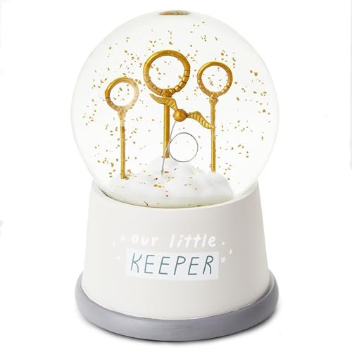 Hallmark Harry Potter Schneekugel mit Musik (Quidditch, Our Little Keeper) für Babypartys, Kinderzimmer-Dekorationen