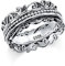 Meditations Spinner Ringe 925 Sterling Silber Rebe Fidget Ringe für Angst ADHS Ring Anti Stress Stimmung Ringe Angst Stressabbau Schmuck Geschenke für Damen (52 (16.5))