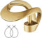 Messing Wasserfall Wasserhahn Kern Elegant Einloch Badezimmer Gefäß Waschbecken Einzigartig Zeitgenössisch Eitelkeit für hohe Schwan Wasserhahn Gold