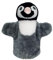 EcoBuddiez Hand Puppet - Pinguin von Deluxebase. Pinguin Plüsch Handpuppen für Kinder. Eco-Friendly Tier Spielzeug Puppe für Pretend Play und Kinder Geschenke.