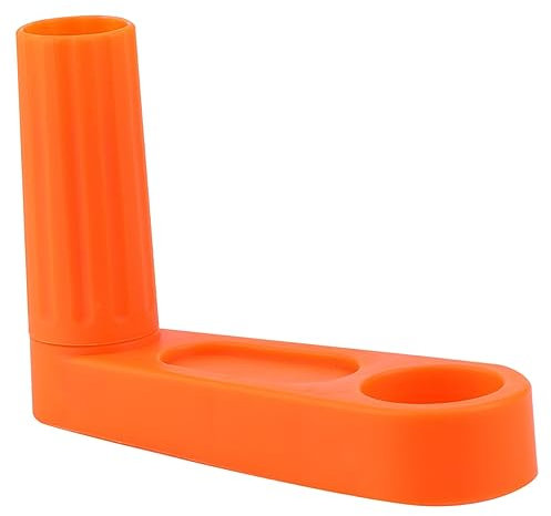ORFOFE Hochwertiger Garten-schlauchaufroller Ersatzkurbelgriff Aus Robustem Kunststoff in Auffälligem Orange Langlebig Und Einfach Zu Montieren Als Ersatz Für Gartenschlauch-zubehör