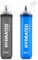 SLUXKE Gourde Souple 500ml, TPU Gourde Pack 2 Units, Flasque Running Bouteille D'eau Pliable Sans BPA pour Le Running, Vélo, Randonnée