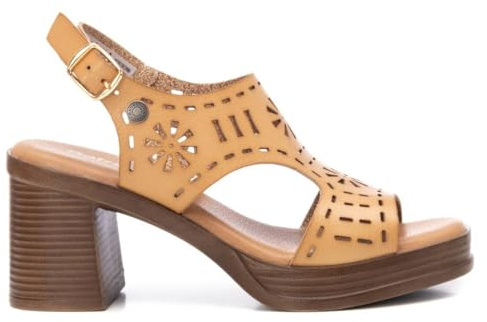 REFRESH - Sandalen Damen Beige - Bequeme und vielseitige Schuhe - Casual Mode - Modell 17285201 (Größe 37)