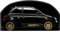 Kit 2 Adesivi Grafiche Scritte per Abarth 595 Fiat 500 Laterali Decalcomanie Tuning Auto Decorazione per Vetture in PVC Vinile Adesivo Intagliato (Oro)