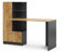 Vicco Schreibtisch Tomy, Arbeitstisch für das Büro, Anthrazit/Goldkraft Eiche, 150 x 59 cm