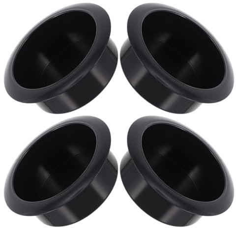 DECORNIJIA 4pcs Plastic Cup Holder Inserts for Recliner Chairs Sofa Boat and Rv Replacement Parts for Couch and Table Use Sturdy Scratch Resistant Design