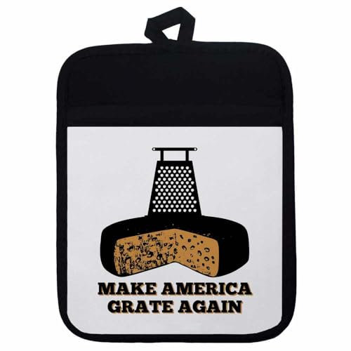 'America Cheese Grater' Pot Holder/Oven Mitt (PH00029407)