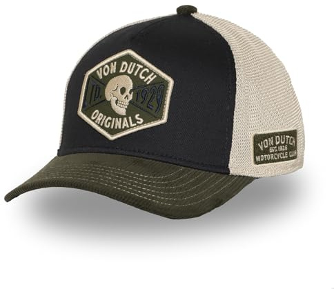 Von Dutch Kappe für Damen und Herren, Trucker-Kappe mit Snapback