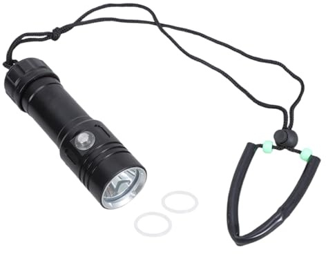 Geavonyg wasserdichte Unterwasserlampe Sicherheits Tauchlichter Leistungsstarke Taschenlampen Tauch Sicherheitslicht Einfach Zu Bedienen Wasserdicht Für Tauchgänge