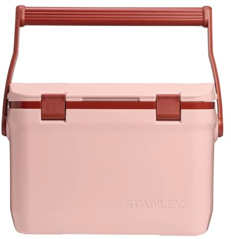 Stanley Adventure Easy Carry Outdoor Cooler 15.1L (Peach Rose) - Double Wall Foam Insulated, BPA Free, Leakproof