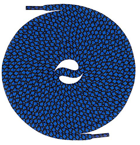 Mount Swiss Schnürsenkel blau schwarz rund 5 mm reißfest robust Arbeitsschuhe Wanderschuhe Trekkingschuhe Polyester langlebig Outdoor Ersatzschnürsenkel schnürsystem schnürung 80cm