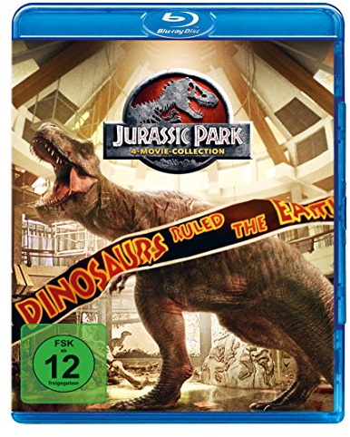 Jurassic Park 1-3 + Jurassic World 1 [Blu-ray]