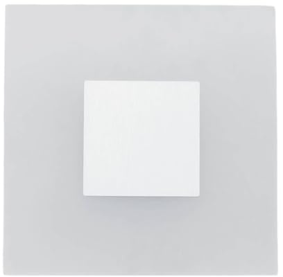 Lucande LED Wandleuchte, Wandlampe Innen Berlind (Modern) in Weiß (1 flammig) - Wandstrahler Wandbeleuchtung Schlafzimmer/Wohnzimmer Wohnzimmerleuchte