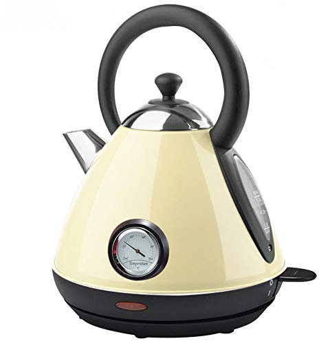 XAOBNIU 1.7L Litre Cordless Electric Kettle Fast Boil Jug 2200w (Color : Yellow)