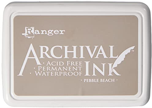 RANGER INDUSTRIES Pebble Beach 617147 Archival Ink Pads Ranger – ArchivalTM Stempelkissen, 2 x 3 inches