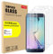 OJBKase [3 Stück Hartglas, kompatibel mit Samsung Galaxy S6 Edge, Displayschutzfolie, blasenfrei, ultra strapazierfähig, Härtegrad 9H, 3 Stück
