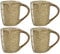 LEONARDO HOME 018595 MATERA Espressotasse 90 ml beige 4er-Set, Keramik
