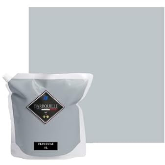 Peinture Gris Clair Acrylique Fluctuat - Effet Mat-Poudré - Peinture Mur & Plafond - Lessivable - Séchage En 30 min - COV A+ - Fabriquée En France - 5 L - BARBOUILLE