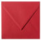 Paper24 25 Briefumschläge 100 x 100 mm, 120 g/m² - Weinrot