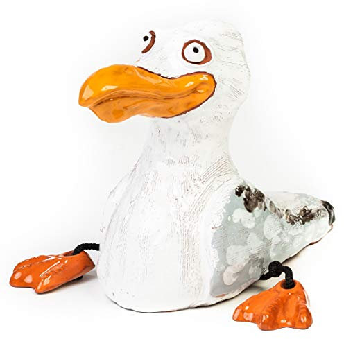 Ceramics World - Keramik Gartenstecker - Möwe - Gartendeko