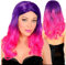 W WIDMANN MILANO Party Fashion 02998 - Dream Hair Perücke Pink, hitzebeständig, Frisieren mit Glätteeisen, Kunsthaar, Disco Fever, Mottoparty, Karneval