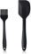 Spatules en Silicone, Set de 2 Cuisine Pinceau et Spatule Patisserie Résistant à la Chaleur Spatule Avec âme en Acier Inoxydable Antiadhésifs Ustensiles pour la Barbecue Gâteaux Cuisson Crème Remuer