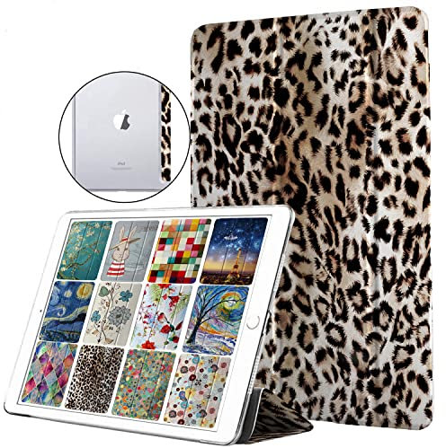 DuraSafe Cases für iPad 4. iPad 3. iPad 2. - 9,7 Zoll [iPad 4/3 / 2 Old Model ] A1396 A1416 A1430 A1403 A1458 A1459 A1460 A1395 A1397 PC Printed Flip Clear Back Cover - Jaguar