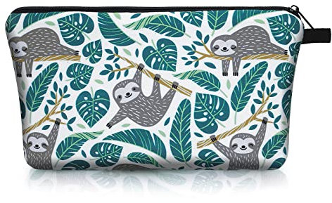 Sibba Borsa Cosmetica in Tela Borsa Piccola Cerniera Astuccio da Toilette Organizzatore di Stoccaggio Bellezza Trucco Accessorio da Viaggio per Ragazze Adolescenti Organizer per Borse