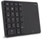 Yunseity 2.4G Wireless Numeric Keypad with Touchpad, 22 Keys Portable Bluetooth Number Pad, Financial Accounting USB C Rechargeable Number Keyboard(Black)
