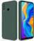 GiiYoon Hülle Kompatibel mit Huawei P30 Lite, Hochwertiges Liquid Silicone Case, Rundumschutz Handyhülle, Kratzfestes Weiches Mikrofaserfutter- grün