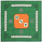 Mahjong-tischdecke Dekorative Mahjong-Matte Mahjong-spielmatten Mahjong Tischdecke Tischmatte Für Brettspiele Mahjong-tischmatten Grüne Spielmatte Mikrofaser Uhr Verdicken