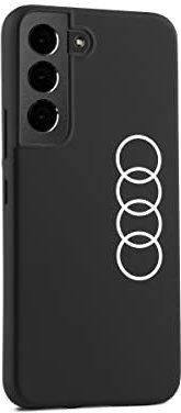 Audi 3222200101 Smartphone Case Cover Hülle Handy Ringe Logo schwarz
