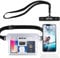 WONSAR borsa impermeabile, marsupio, Custodia Smartphone, Porta Cellulare Subacquea Universale per Spiaggia Nuoto, Canottaggio, Pesca, Vela, Escursioni