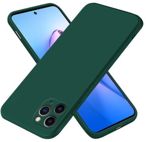 EASSGU Hülle für iPhone 11 Pro Max (6.5 Inches), Weiche TPU Silikon Hülle - Dunkelgrün