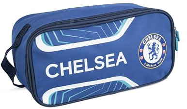 Hy-Pro Chelsea FC Schuhbeutel, Königsblau, Polyester, Reißverschluss, 31 cm hoch