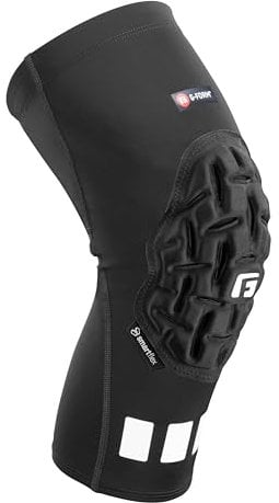 G-Form Pro Handball 180 Padded Knee Sleeve (Single) - Leichte Bandage, atmungsaktive und flexible Unterstützung für Komfort und Schutz des Sportlers - Schwarz, Large