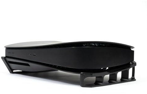Glistco Skates - Horizontal Stand for PS5 - Compatible with Dbrand Dark Plates 2.0 (Disc Edition)