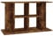 vidaXL Smoked Oak Engineered Wood Aquarium Stand - Sturdy Fish Tank Display & Storage Base